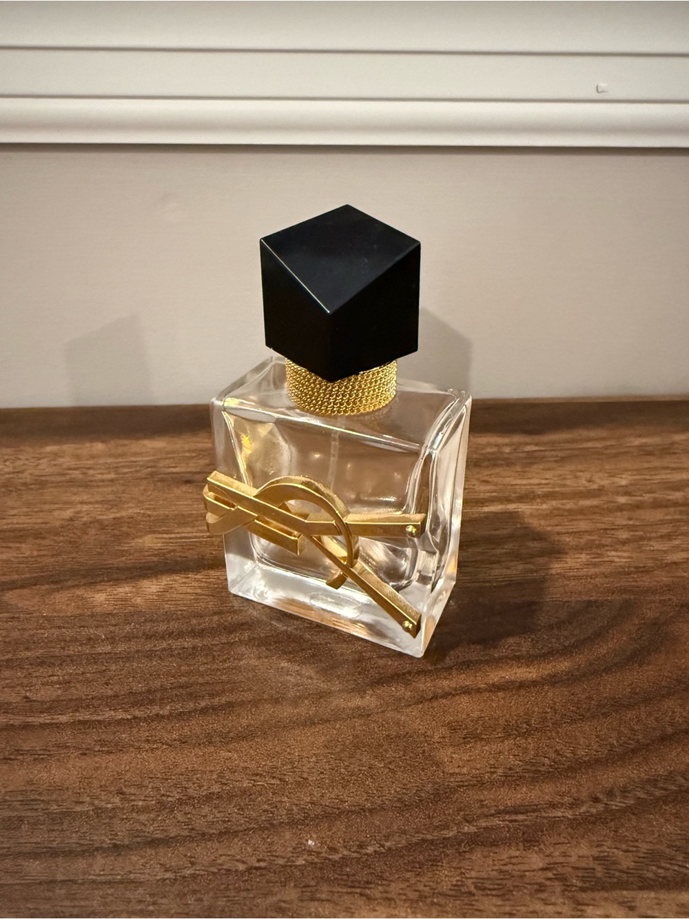 Yves Saint Laurent perfume bottle— empty